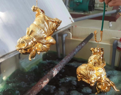 Mạ vàng điện phân